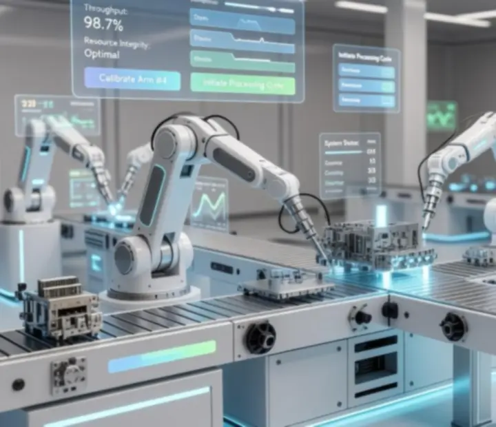 Arknights: Endfield gyár- és termelési rendszer futurisztikus kezelőfelülettel