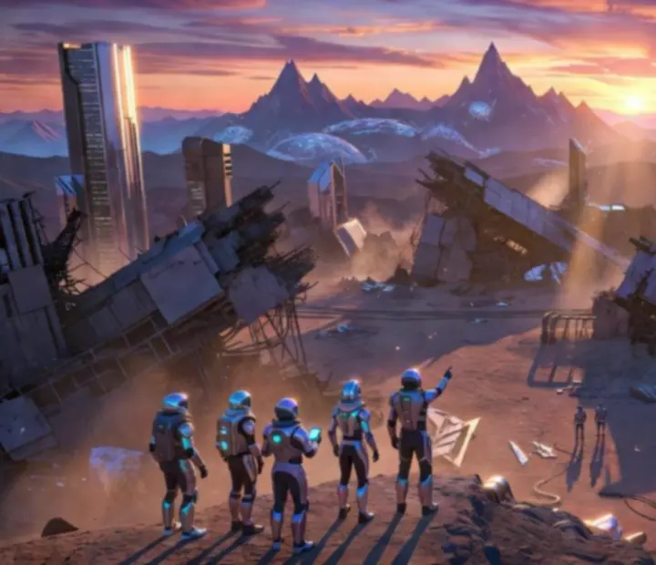 Talos-II ipari sci-fi táj Arknights: Endfield hangulatában