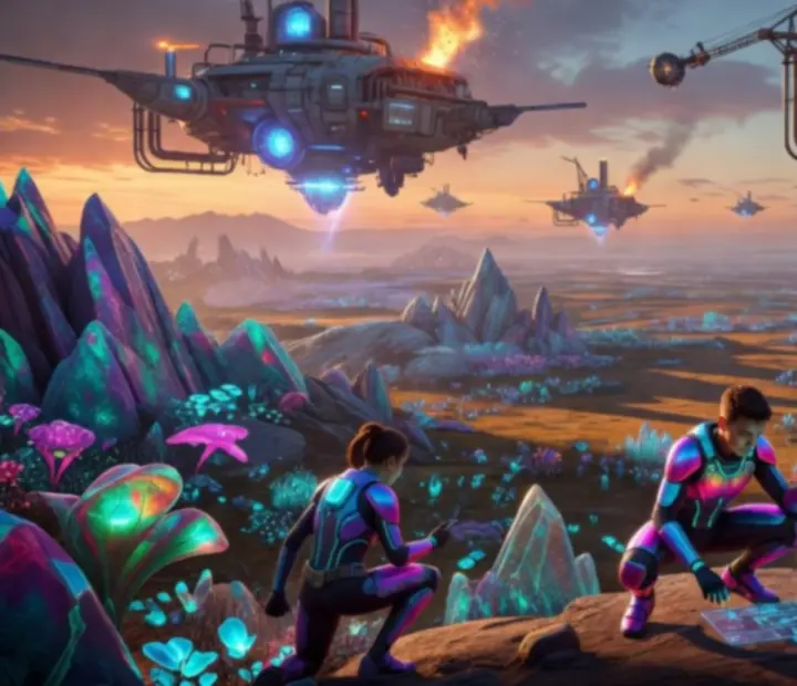 Talos-II futurisztikus tája az Arknights: Endfield játékból